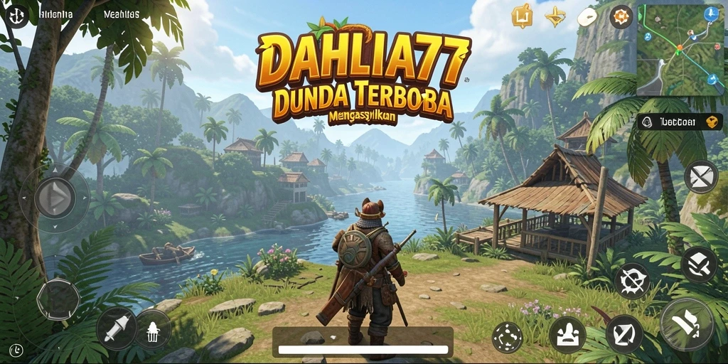 Tampilan gameplay menakjubkan dari dunia terbuka DAHLIA77.