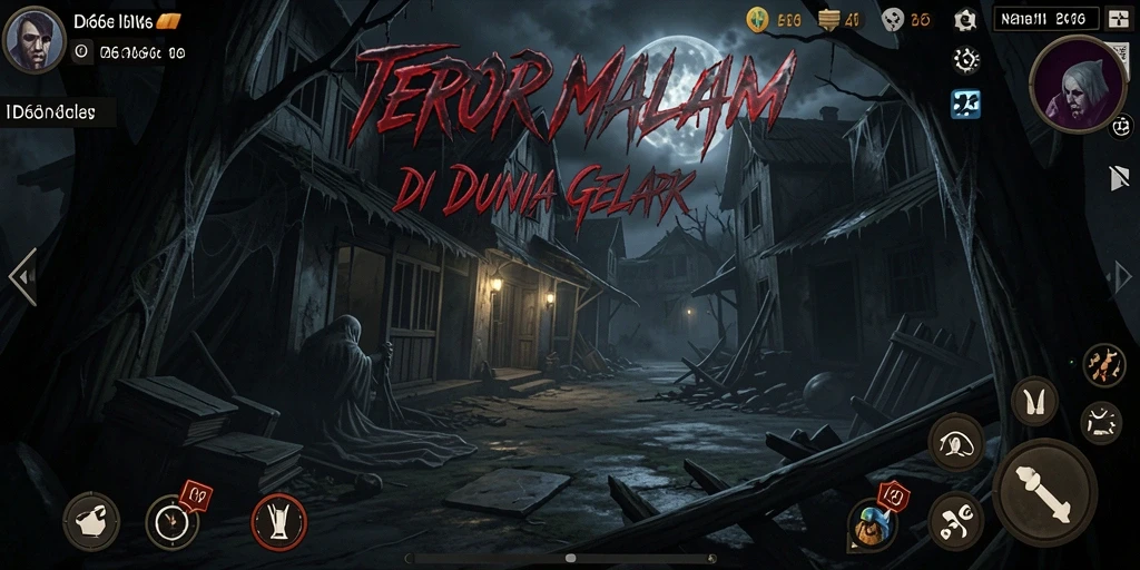 Gameplay mencekam dengan suasana gelap dan menegangkan dari ID66.