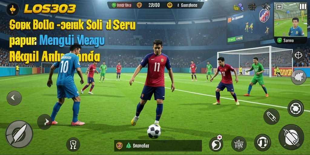 Tampilan gameplay menarik dalam pertandingan sepak bola LOS303.