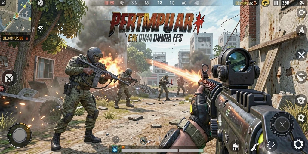 Tampilan gameplay OLYMPUS88 yang intens dan mendebarkan.
