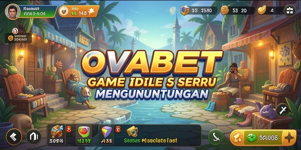 Tampilan gameplay menarik dari OVABET dengan elemen Idle.
