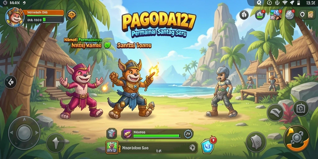 Tangkapan layar menampilkan gameplay santai dan seru dari PAGODA127.