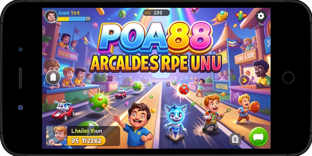 Screenshot POA88 menampilkan aksi gameplay Arcade yang seru.