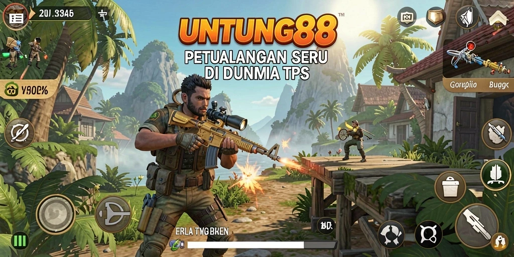 Screenshot gameplay UNTUNG88 yang menampilkan aksi seru dalam TPS.